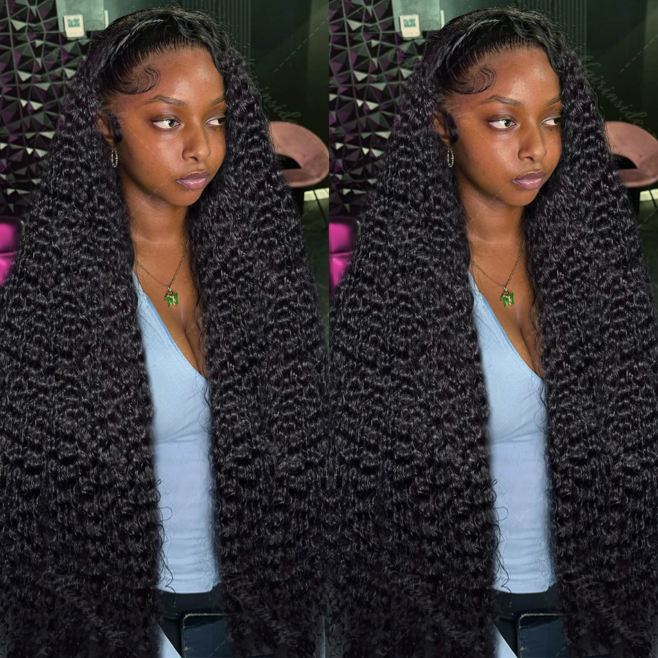 Deep Wave 30 34 Inch Brazilian Remy Raw Virgin Weaving Human Hair Loose Curly Water Wave Extensions 3 bundles Braiding Hair