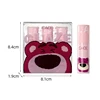 Matte Velvet Strawberry Lip Gloss Lipstick Set Non-stick Cup Not Easy To Fade Long Lasting Lip Glaze Lipstick Makeup Cosmetics 6