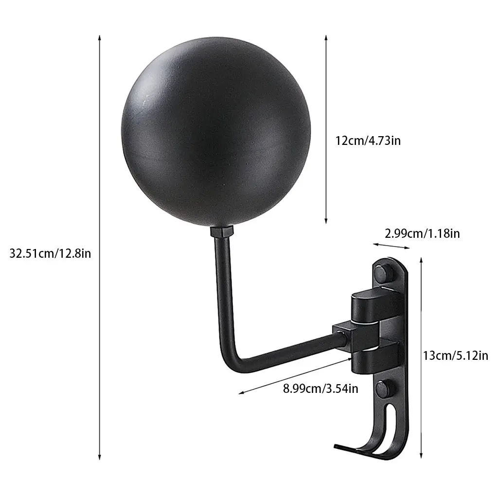 Motorcycle Helmet Holder Wall Mount Aluminum Baseball helmet Display Holder 180 Degree Hanger Household Bracket Accessories