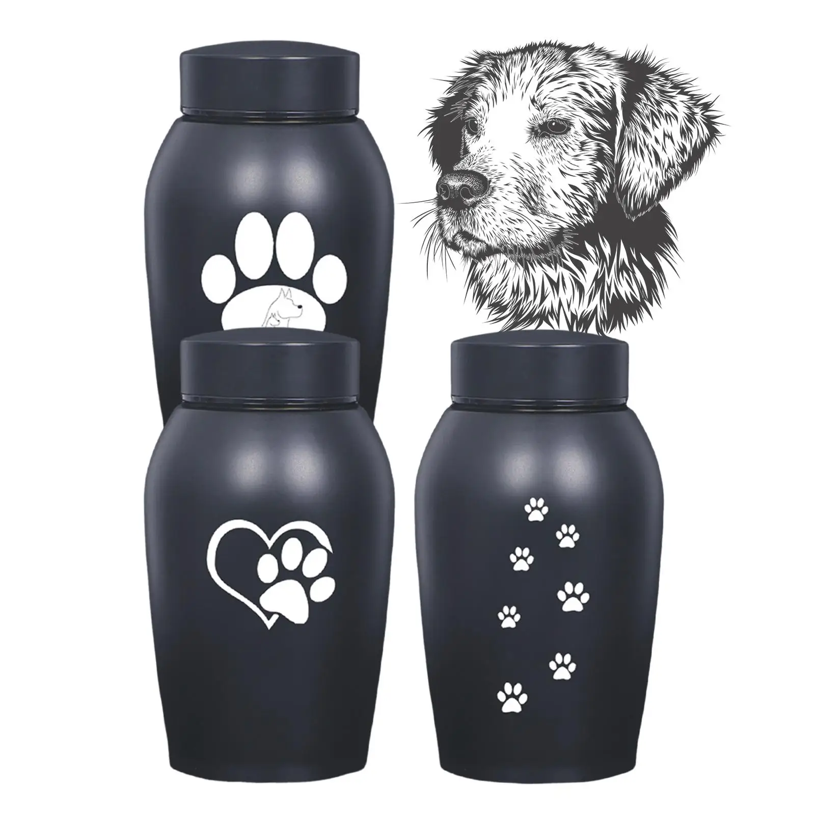 Pet Cremation Urn Pet Cremation Memorial Urn Casket Durable Keeping Precious Memories for Pets Burial Funeral Supplies
