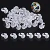 100Pcs Disposable White Ring Tattoo Ink Cups Permanent Makeup Coloring Pigment Cup Container Tattoo Accessory for Tattoo Artists 6