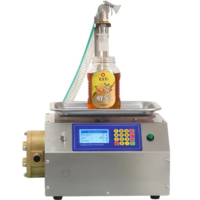 

hot selling high viscosity liquid filling machine cream oil honey jar filling machine