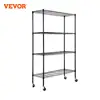VEVOR 4 Layers Storage Shelf Ladder Shelving Stair High Shelf Unit Bookshelf  For Kitchen Warehouse Commercial Space Racks 1