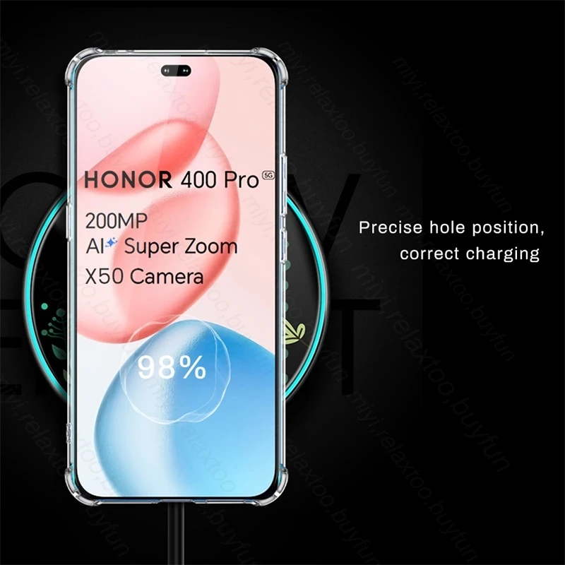 Clear Anti-Yellowing Shockproof TPU Soft Case