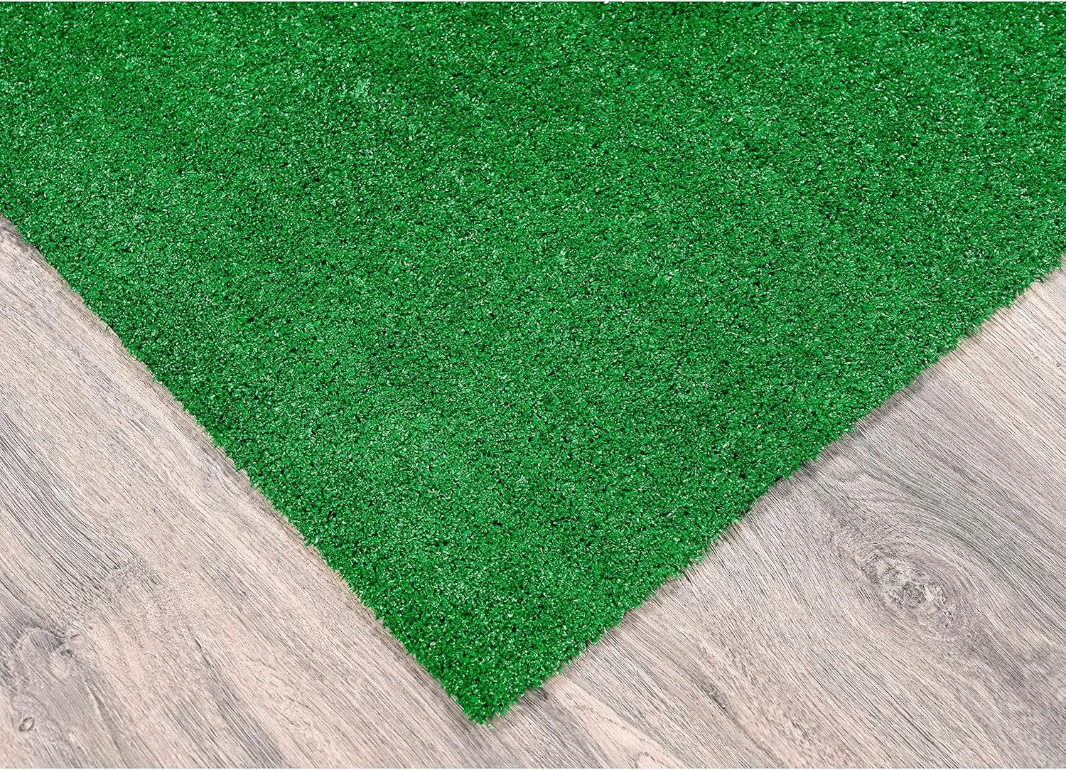 Artificial Grass 12 Ft. X 12 Ft. Large Indoor/Outdoor Area Rug Green -Lush Green, Durable, and Low-Maintenance for Patios, Lawns