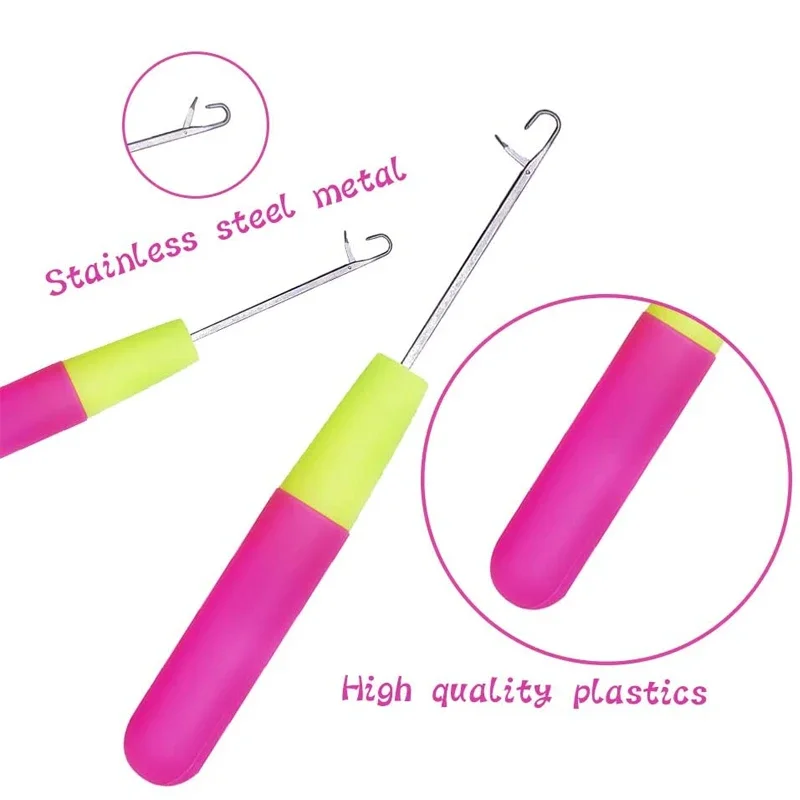 Crochet kit crochet hooks LMDZ Wig Crochet Needles Set for dreadlock hair weave