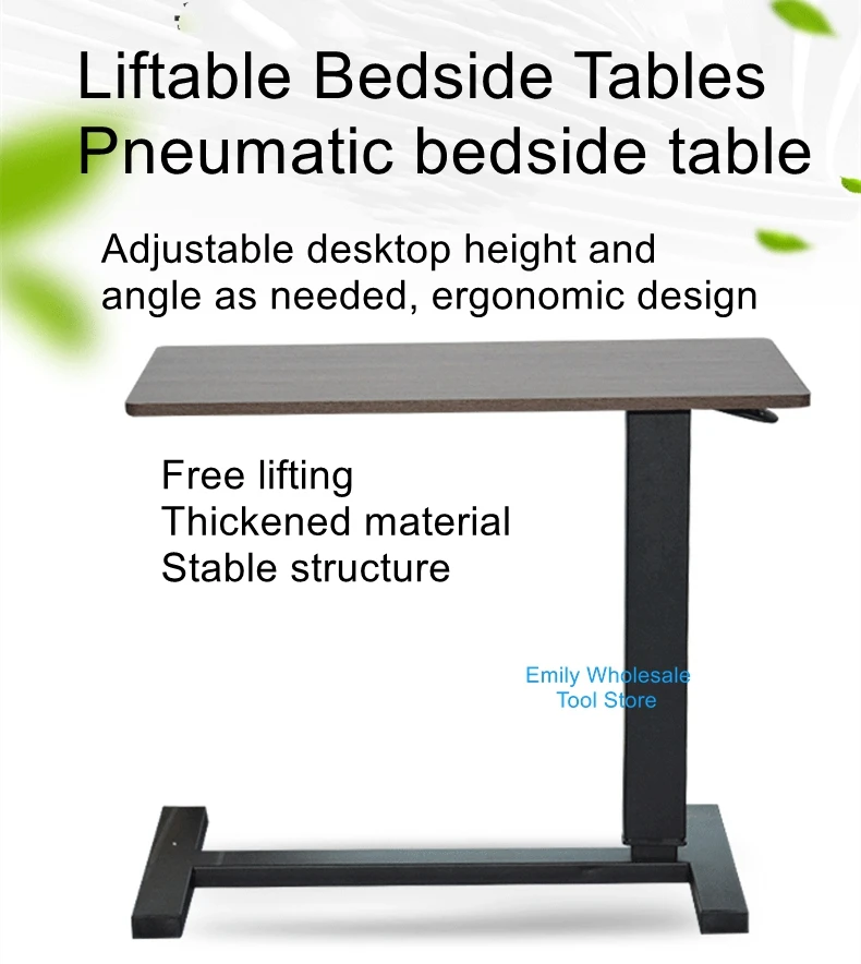 Lift removable bedside table home laptop table bedroom bedside table lazy person lift table computer table