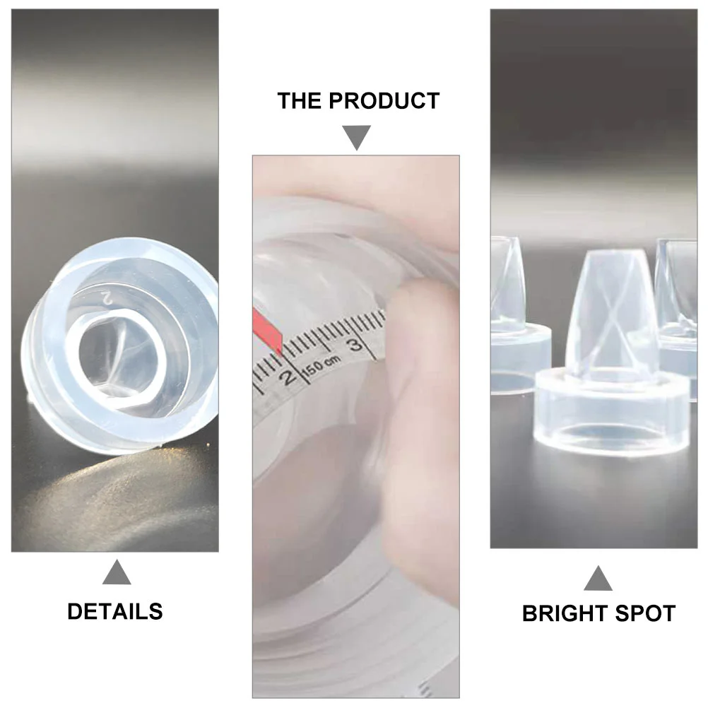 8 Pcs Breast Pumps & Accessories Silicone Parts Manual Breast Pump Valves Manual Women Backflow 2