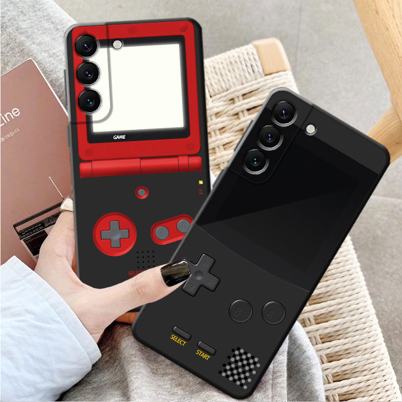 Celular Black Case for Samsung Galaxy S24 S9 S8 S10e S22 Ultra S21 S20 FE S23 Plus Note 20 S10 Shell Game Machine Pattern Boys