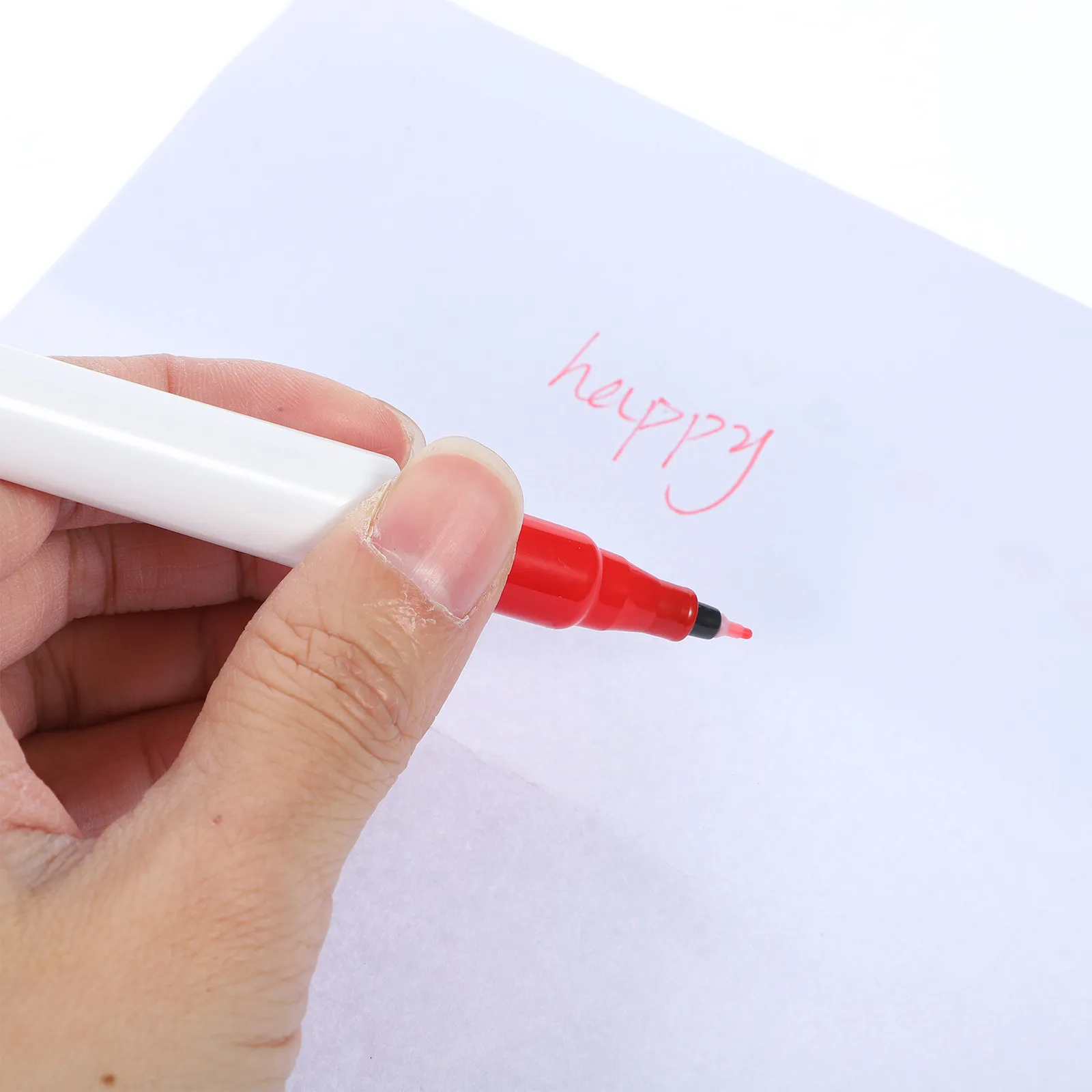 6Pcs 화이트보드 펜 파인 팁 드라이 지우기 마커 지울 수 있는 다용도 편리한 가정용 교실 쓰기 도구