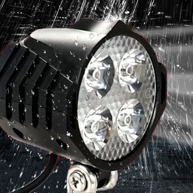 thumbnail image 2 of 2-in-1 LED Headlight & Horn For Electric Bicycles - 12V To 48V Universal E-Bike Front Lighting 2 of 12