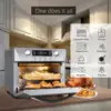 Toaster Oven Countertop, 24QT Airfryer Toaster Oven Combo with Rotisserie & Dehydrator 2