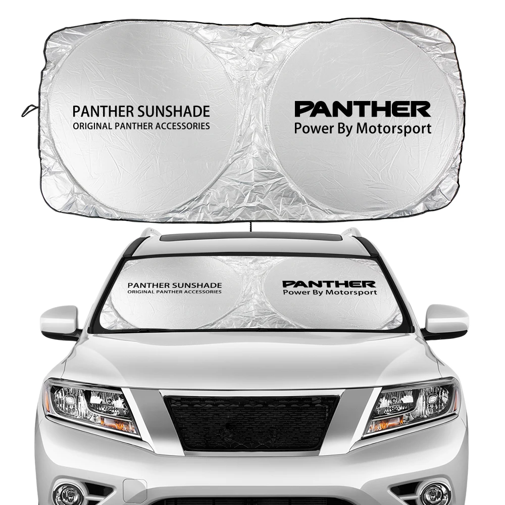 Black panther windshield sun shade best sale