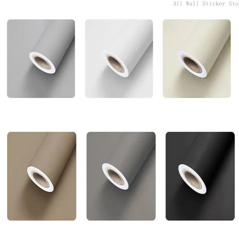 Thickened Skin-sensitive Film Sticker Wardrobe Color Change Cabinet Desktop Old Furniture Renovation Self-adhesive Wallpaper renovation wood vinyl wallpaper roll self adhesive decor contact paper doors cabinet desktop modern furniture decorative sticker