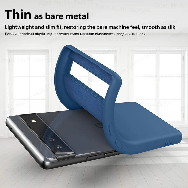 Premium Silicone Shockproof Phone Case - Luxurious, Soft, and Protective Phone Back Cover Accessories