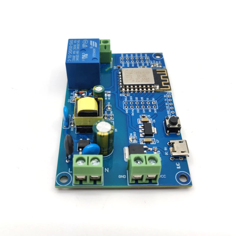  WIFI   ESP-12F   AC90-250V, Ƶ̳ eWeLink , 1 ä ESP8266, DC7-12V, 5V