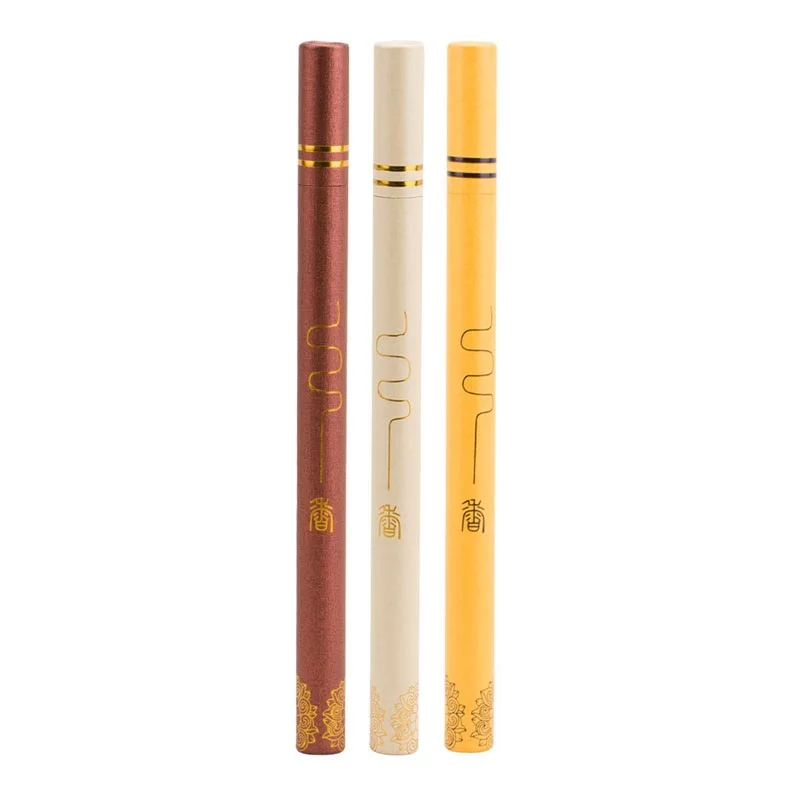 

20pcs Chinese Style Paper Incense Tube Colorful Thickening Empty Incense Barrel Small Storage Box for Joss Stick