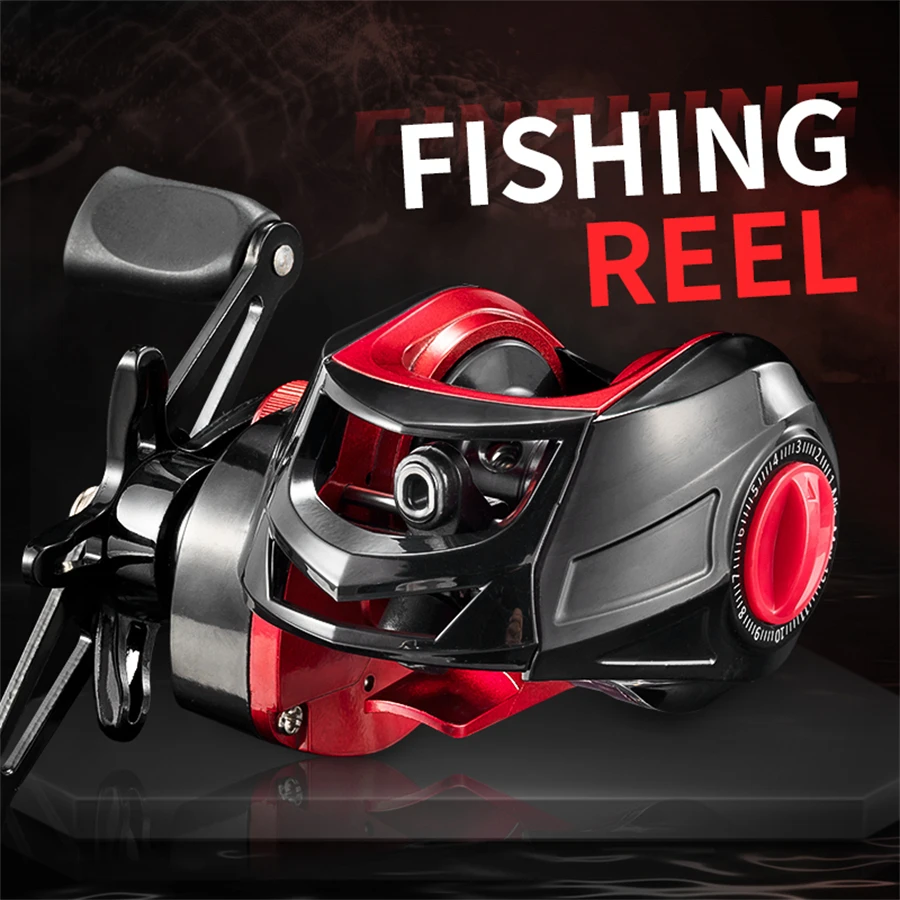 Fishing Reel Rooblinos BR Baitcasting Fishing Reel 8kg Max Drag Long Casting Fishing Wheel Accessories