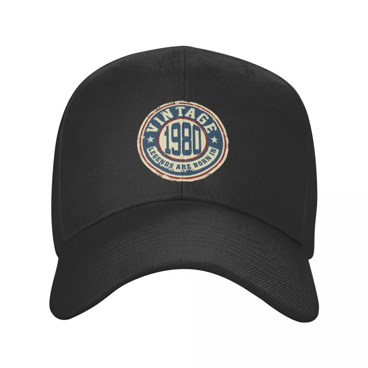 

Vintage Legends Are Born In 1980 Baseball Cap for Men Women Adjustable 42th Birthday Gift Dad Hat Streetwear Spring Summer Hats