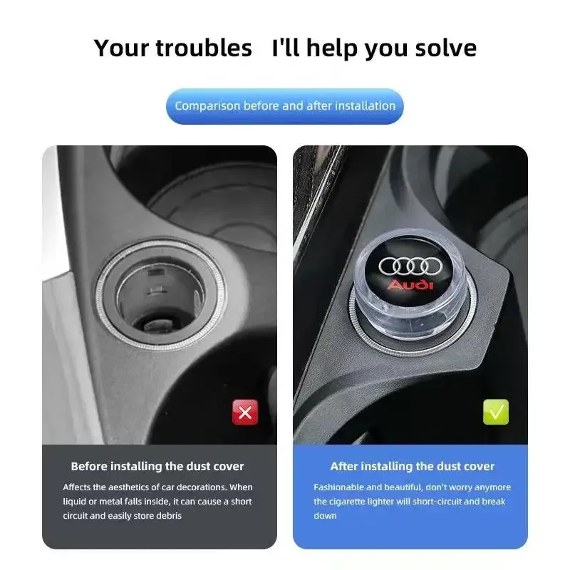 Waterproof Car Cigarette Lighter Plug Protective Cover
