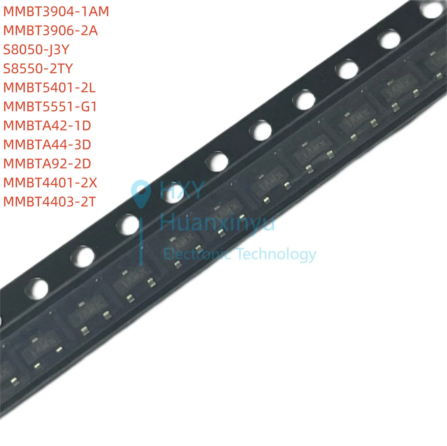 

1000PCS/LOT MMBT3904 MMBT3906 S8050 S8550 MMBT5551 MMBT5401 MMBT4401 MMBT4403 MMBTA42 MMBTA44 MMBTA92