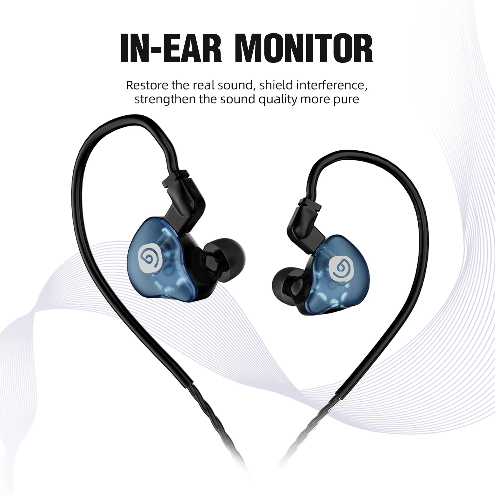 Debra ER-102 UHF Wireless In-Ear Monitoring System with Bluetooth 5.0 for Record
