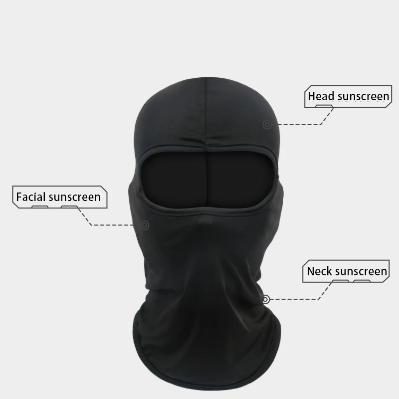 Cycling Hat Balaclava Caps for Men Bicycle Travel Quick Dry Dustproof Face Cover Sun Protection Windproof Sports Hood Ski Mask