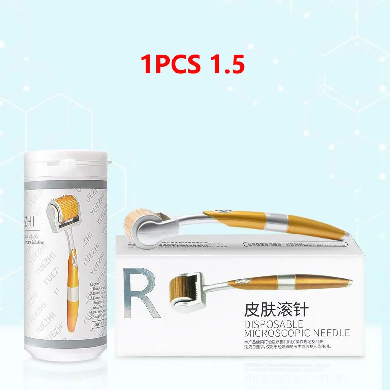 192 Titan-Nadeln für Gesichts- und Körperhaarwuchs Derma Roller für Haut und Bart Professionelles Hautpflegewerkzeug Nadel-Mikro-Gesichtsroller – Detail 13