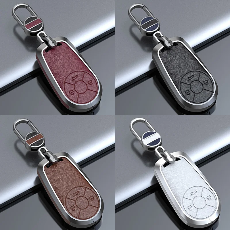 Zinc Alloy Car Key Case Cover For Greatwall Ora Good Cat GT Lightning Cat Ballet Protection Keychain Keyless Accessories key case key case cover car key shell car key chain