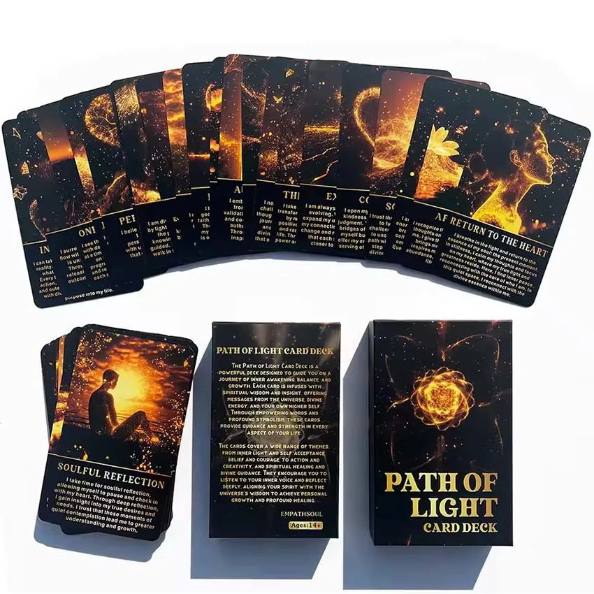 12X7cm Path of Light Oracle Card Game 4