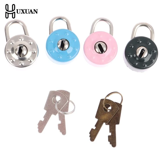 1pc Mini Luggage Locks With Keys - Portable Luggage Locks For Travel,  Cabinets, And Suitcases
