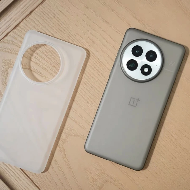 Matte Clear Hard Silicone Back Cover - Slim Thin Stripe Shell