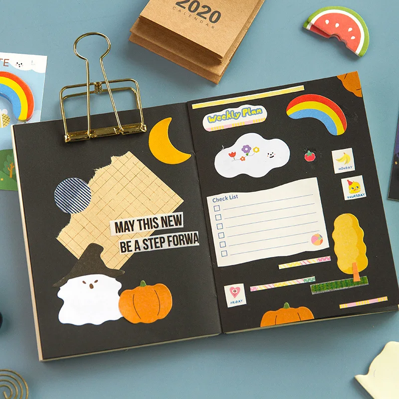 Korean Cute Cartoon Shaped Sticky Notes Collection