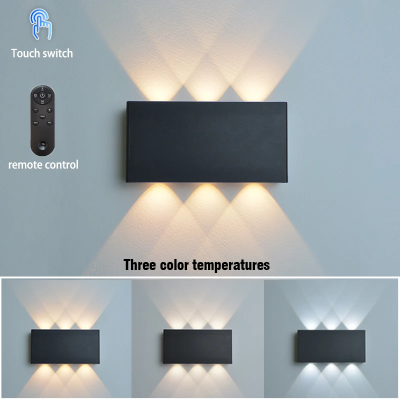 Wiederaufladbare LED-Wandleuchte 5200mAh, Magnetische Kabellose Wandlampe mit Fernbedienung, 3 Farbtemperaturen, 4 Farben Verfügbar – Detail 11