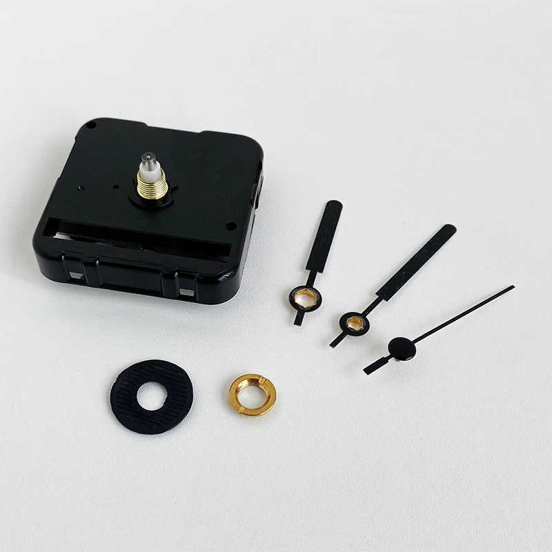 Ostar F333 Silent Plastic Mechanism For Wall With Black Short Hands 530 Accessory DIY Watch Parts Kits Quartz Clock Movement