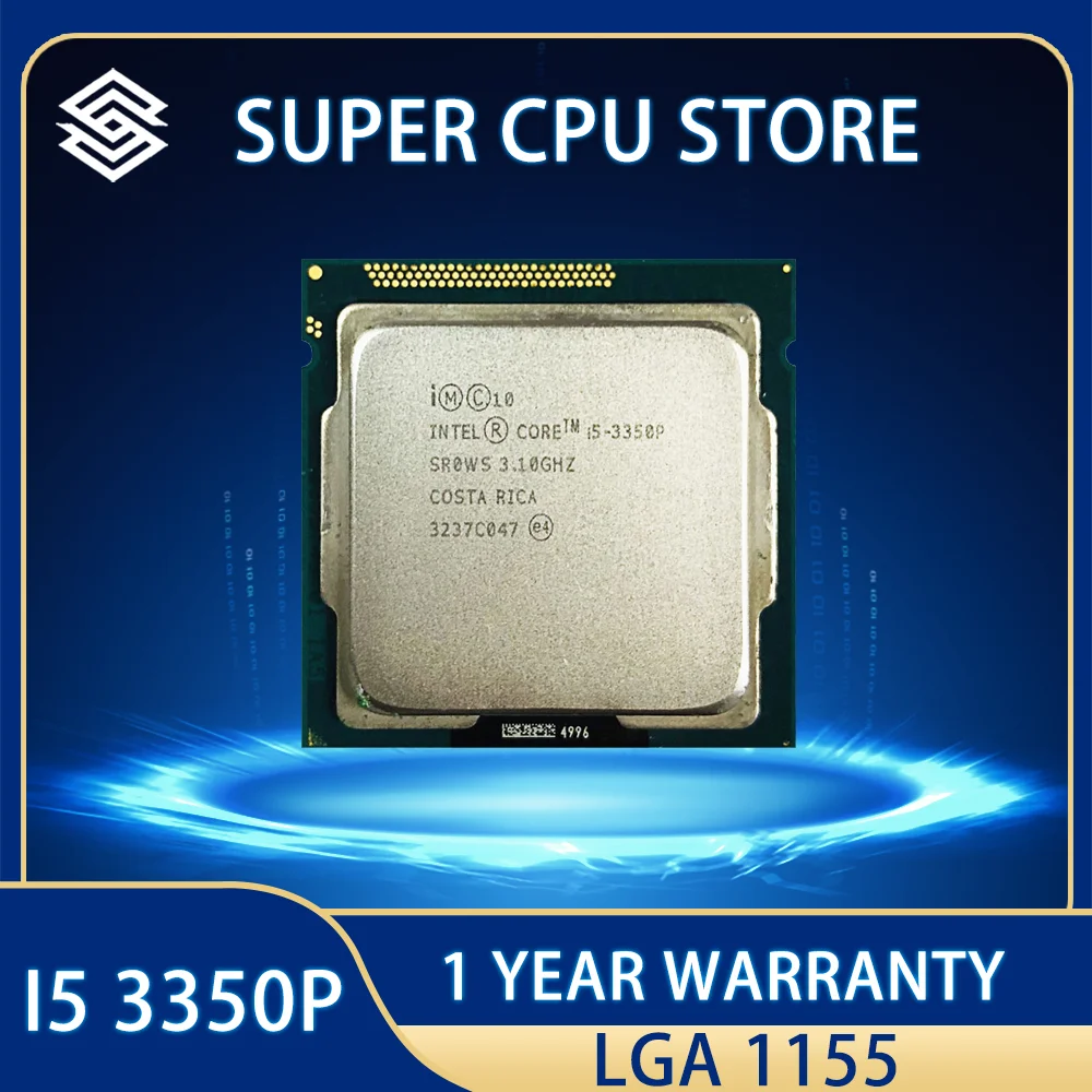 Processore Cpu Quad-Core Intel Core I5-3350P I5 3350P 3.2 Ghz 6M 69W Lga 1155