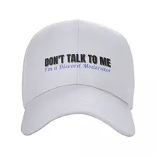  I'm a discord moderator Cap Baseball Cap Cap male Fishing caps women's winter cap Men's 