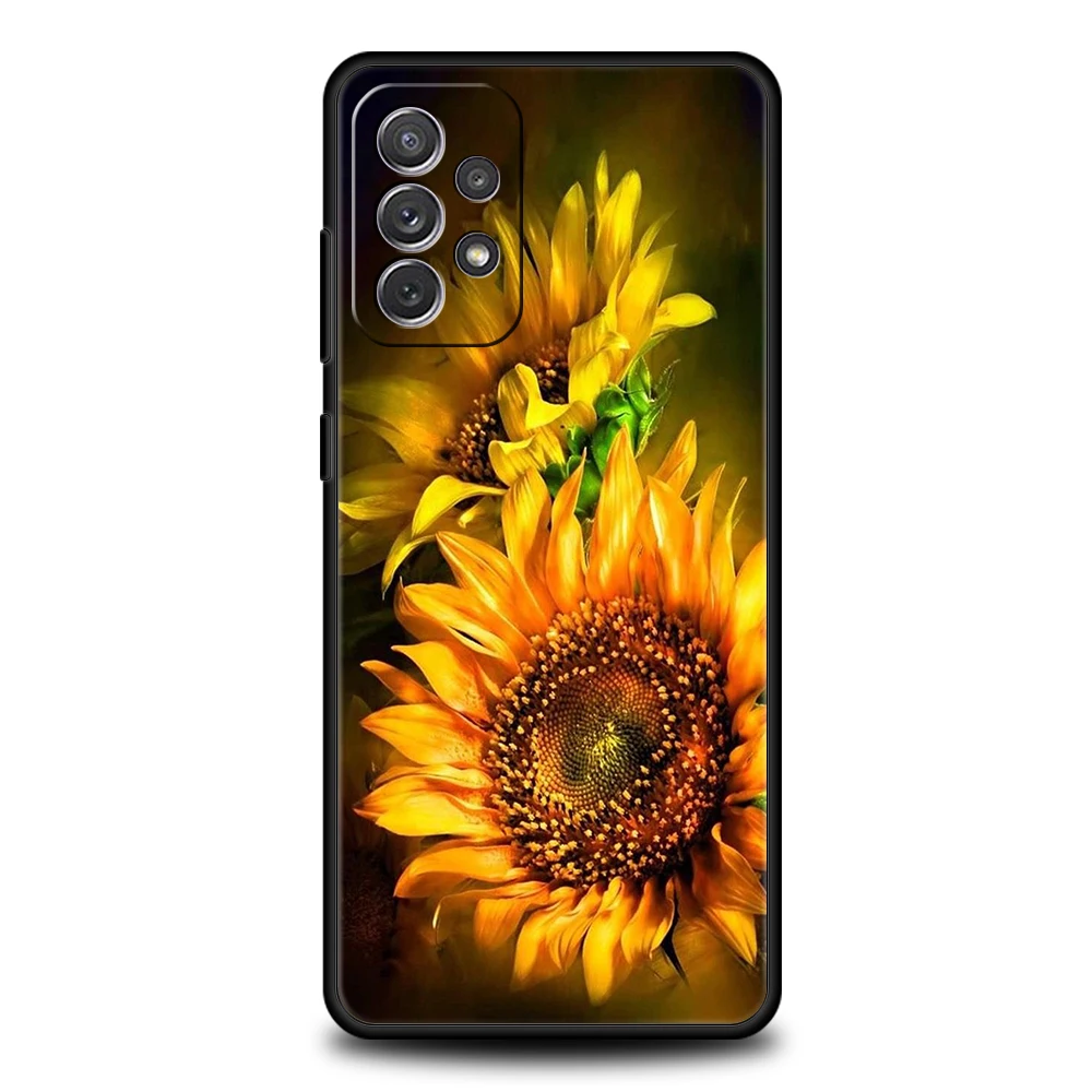 Sunflower Soft Shell Phone Case - Vibrant Design with Enhanced Protection