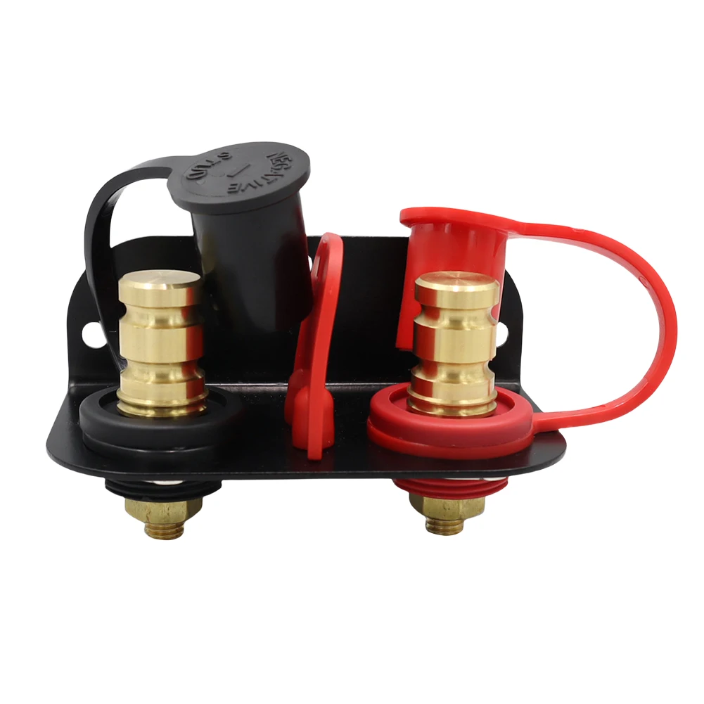 Remote Battery Jumper Post Terminal 250A Remote Charging Tool Relocation Kit Remote Battery Terminals for UTV ATV Car Trucks