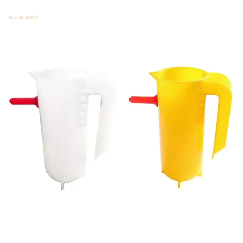 

Lamb Feeder Milk Bottle Plastic Milk Feeding Bottles with Handle for Calf Dropship