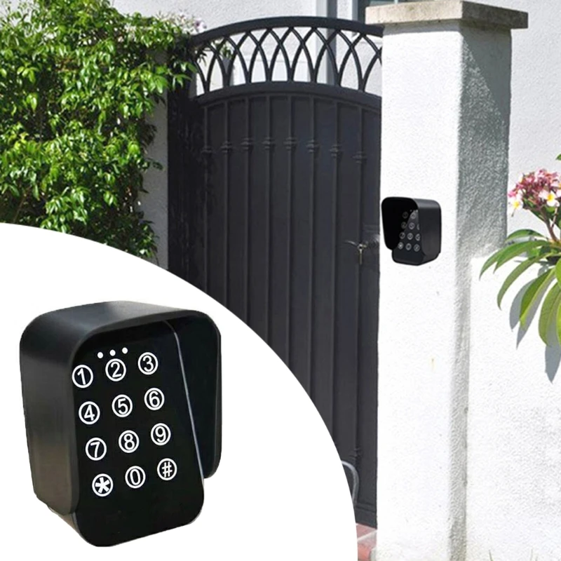 Wireless Digital Keypad Touch Panel Keypad for Swing Sliding Gate Opener Garage