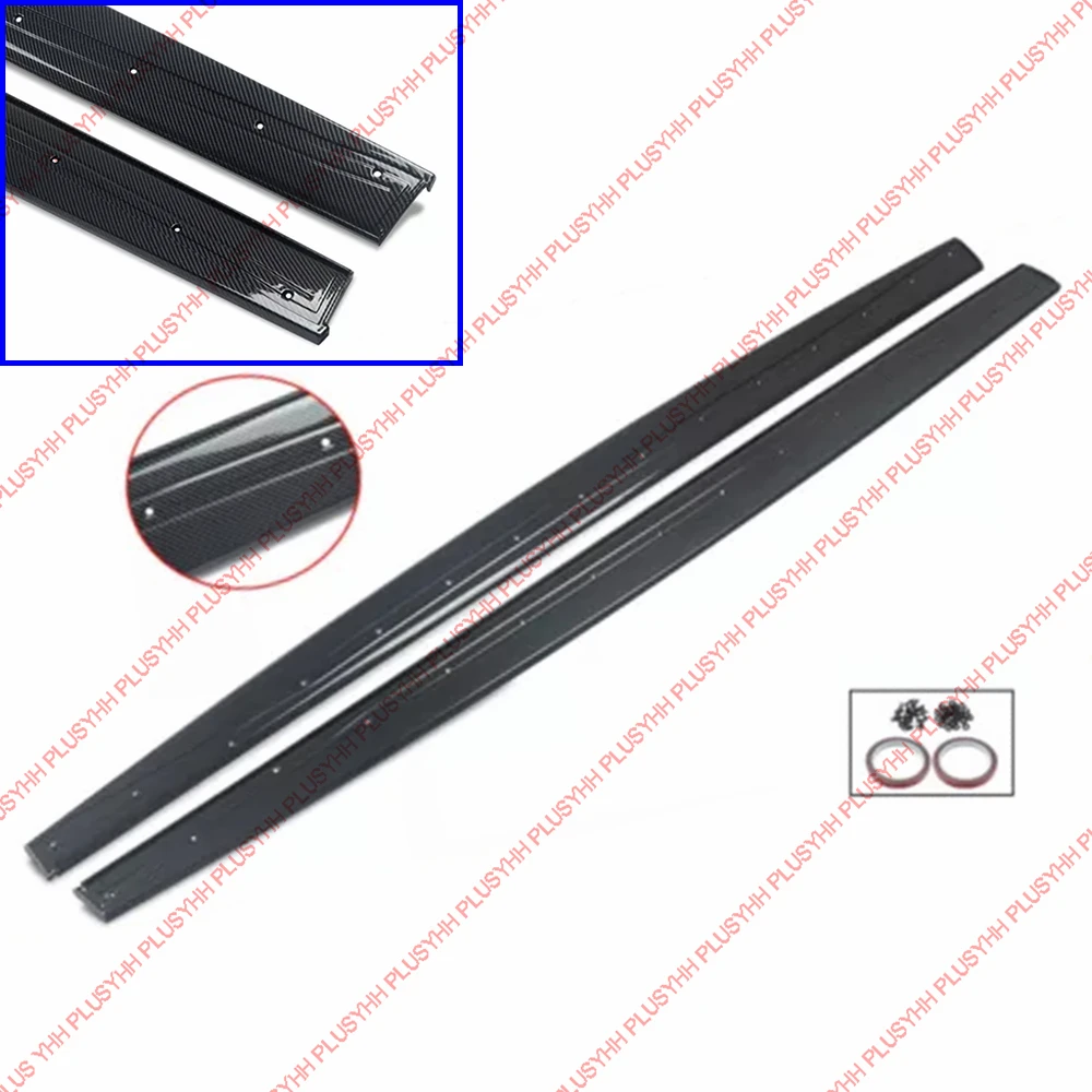 BMW 4 시리즈 F32 F33 F36 2014-2020 액세서리 자동 수정 외장 부품 자동차 바디 키트 용 사이드 스커트 확장 스플리터