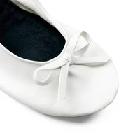 Women's Foldable Portable Ballet Flats For Indoor Use Roll Up Slippers, Conveniently Packaged, With Bag, For Travel Wedding - Image 5