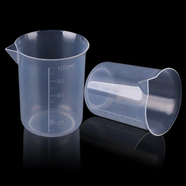 Graduated Measuring Cup Liquid Container  100ml Plastic Graduated  Measuring Cup - Measuring Cups & Jugs - Aliexpress