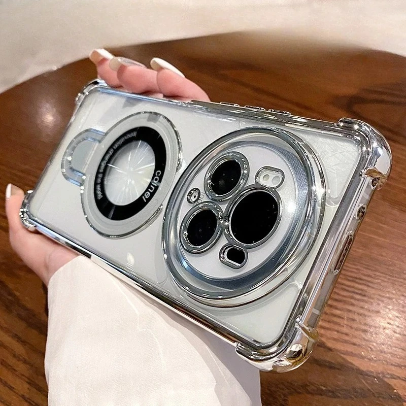 Shockproof Magnetic Gyro Stand Holder with Plating Finish