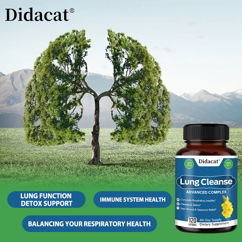 Mullein, Quercetin and Cordyceps Extract-Support lung detoxification, immune system and respiratory health, 30/60/120 capsules