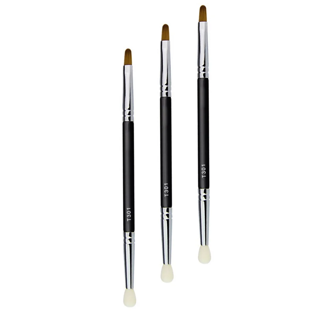 

3 Pcs Concealer Brush Eyeshadow Applicators Double-head Travel Makeup Creative Tools Eyeliner Sponge Small