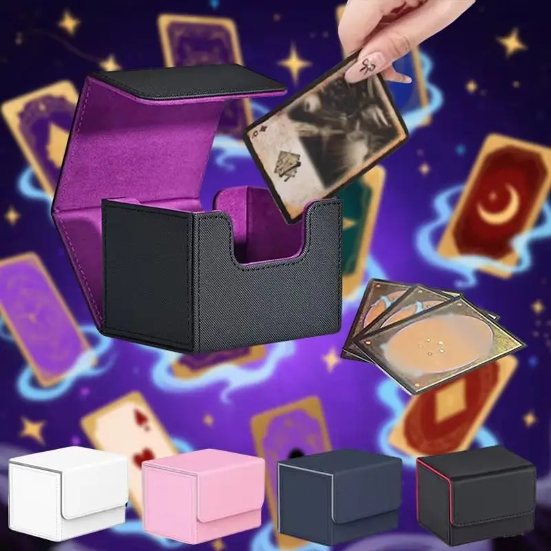 MapBox -doos herní úložný box se hodí 100 s jedním naostřeným balíčkem pro magnetickou kartu PU pro TCG karty