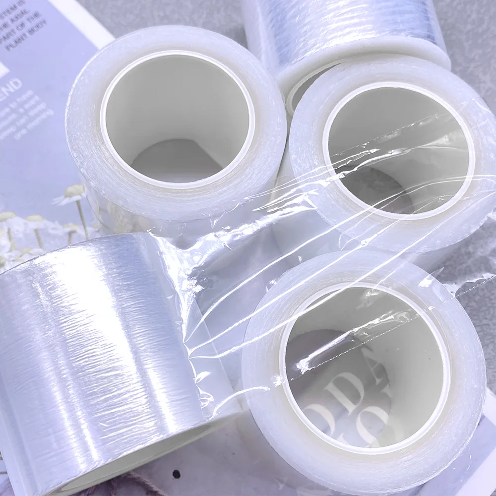 5/10pcs Plastic Cover Wrap Film For Eyelash Plant Eyebrow Tattoo, Disposable Wrap For Permanent Make Up Tattoo Clear Wrap