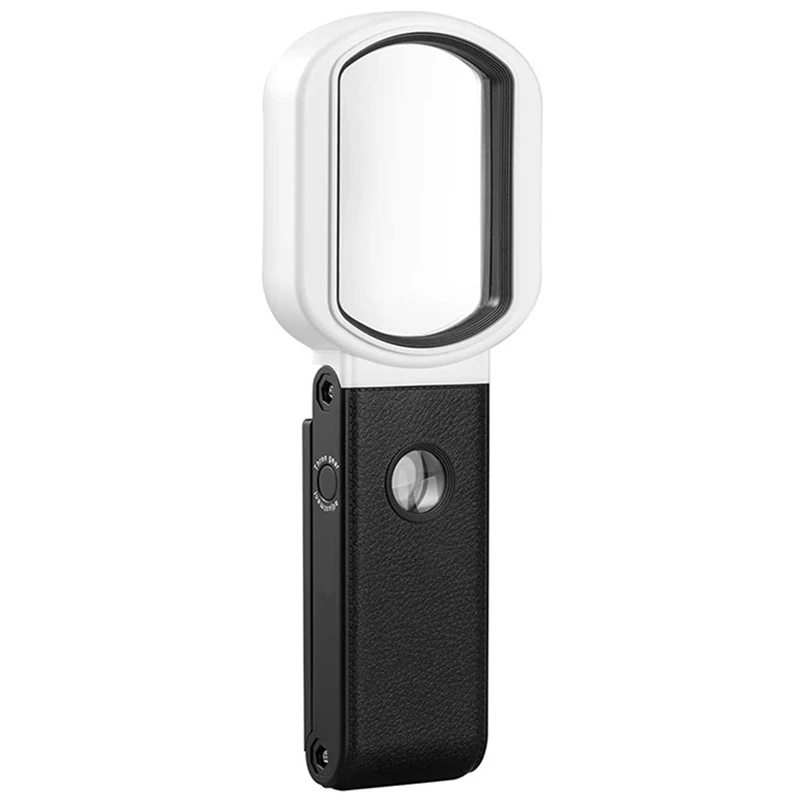 

Rectangular Reading Multifunctional Magnifying Glass With Scale Plate 10 Times 25 Times Double Mirror Small Desk Lamp